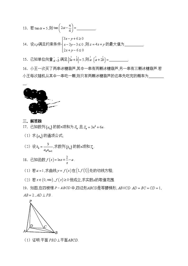 赤峰市第四中学分校2024届高三下学期开学考试数学(理)试卷(含答案)第3页