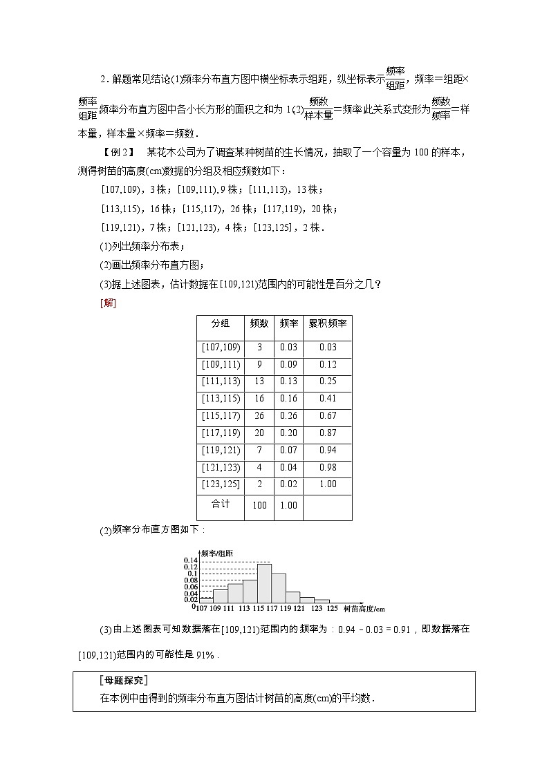 第9章统计章末综合提升学案含解析03