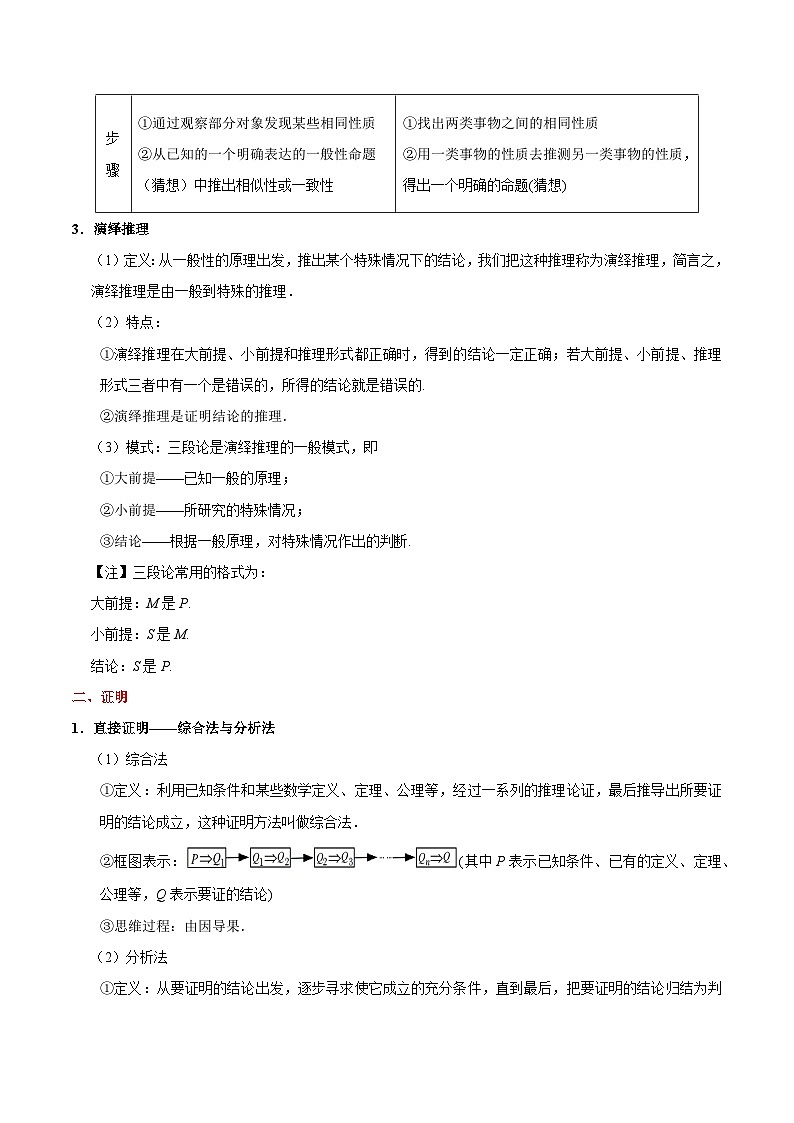 最新高考理数考点一遍过讲义 考点57 推理与证明03