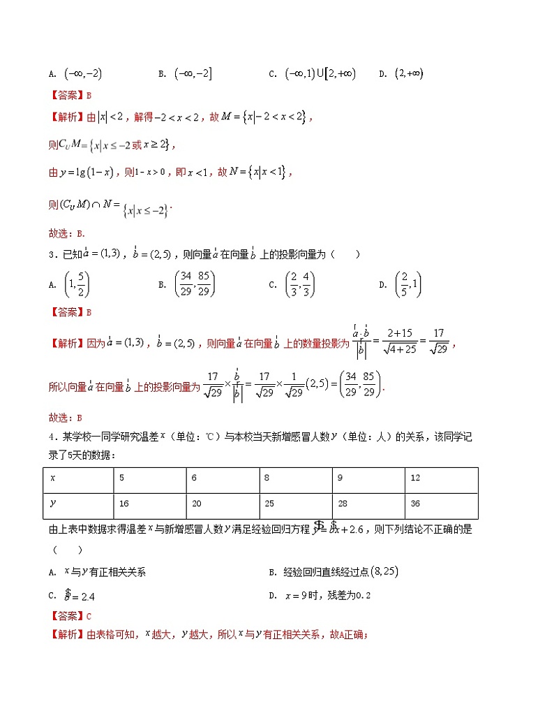 “8+4+4”小题强化训练(8)(新高考地区专用)(解析版)第2页