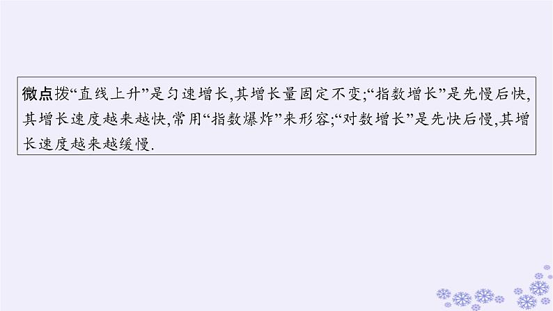 适用于新高考新教材备战2025届高考数学一轮总复习第3章函数与基本初等函数第10节函数模型及其应用课件新人教A版第6页