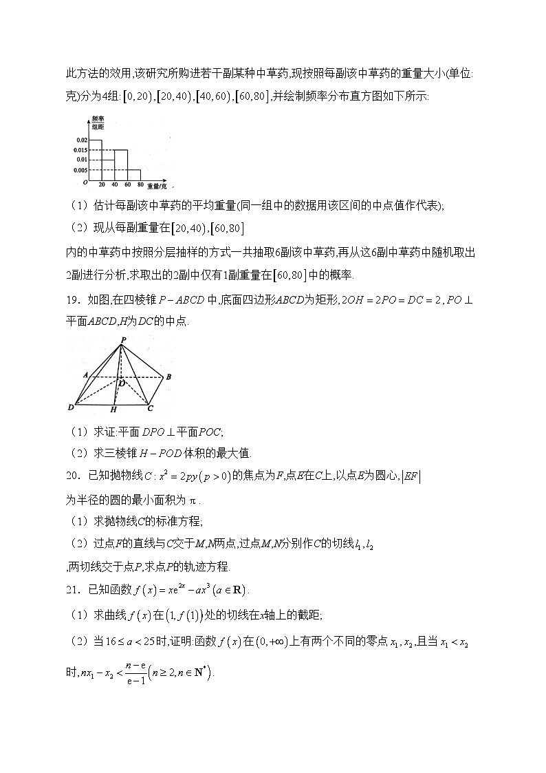 河南省2023届高三下学期3月大联考数学(文)试卷(含答案)03