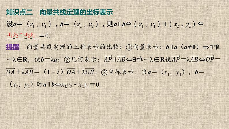 2023-2024学年人教B版选择性必修第三册 向量线性运算的坐标表示 课件06