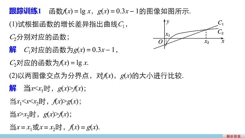 第三章 6指数函数、幂函数、对数函数增长的比较--新人教版高中数学必修第一册全套PPT课件07