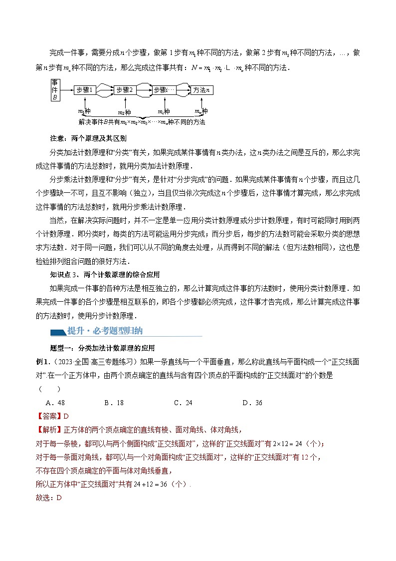 第01讲 计数原理(三大题型)(讲义)(解析版)第3页
