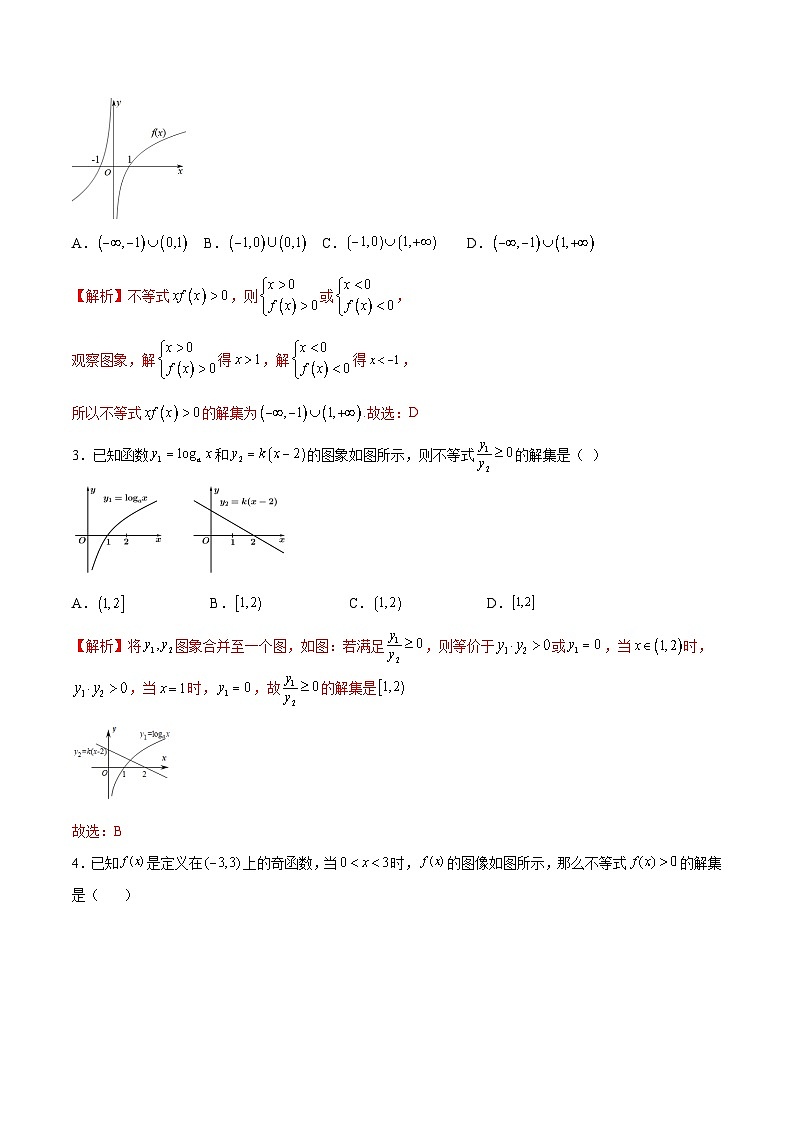 新高考数学之函数专项重点突破 专题17 函数背景下的不等式问题02