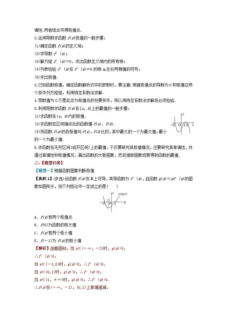 2024年新高考数学一轮复习题型归类与强化测试专题17导数与函数的极值最值(教师版)02