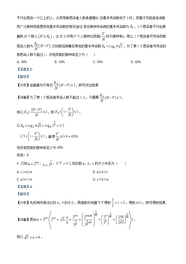 广西百色市平果市铝城中学2024届高三下学期4月月考数学试卷(解析版)第2页