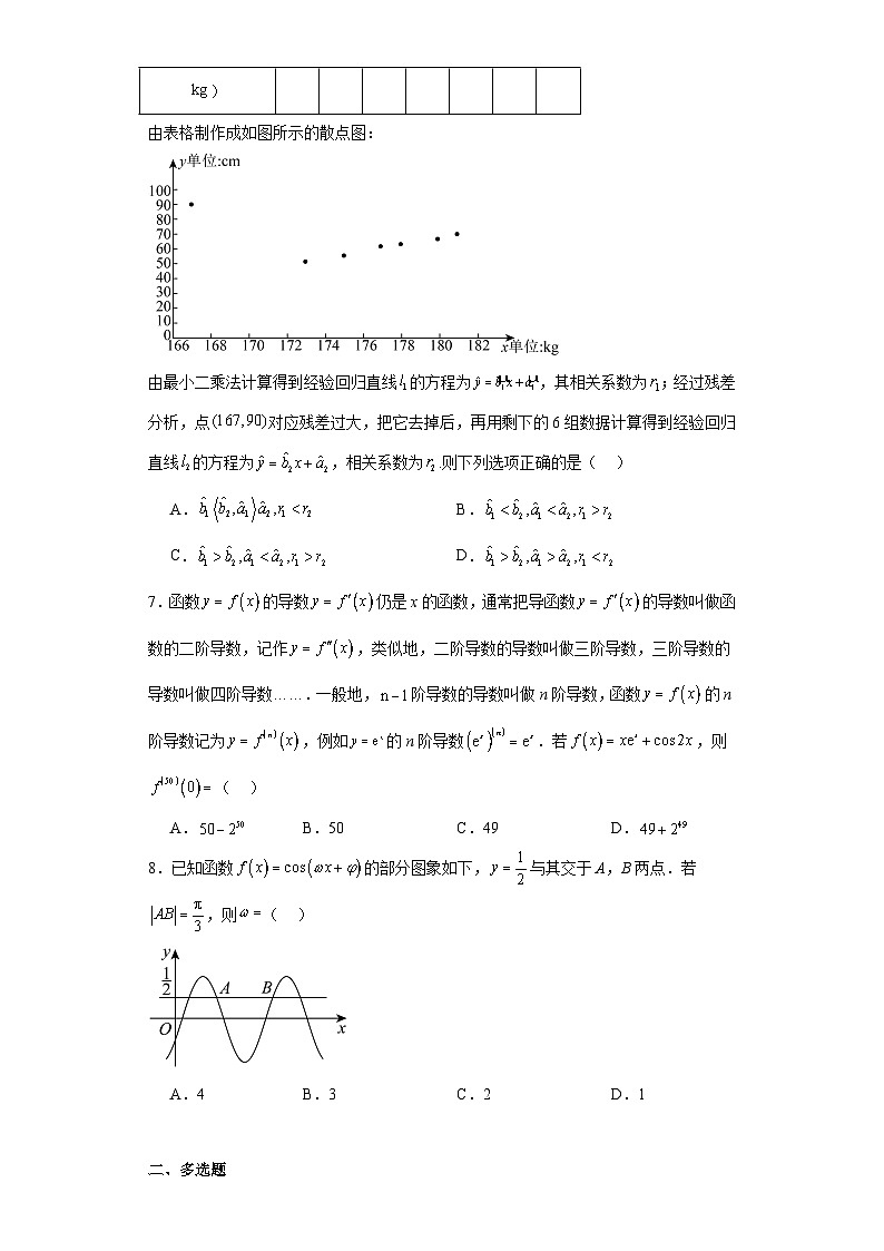 河北省石家庄市2024届高三下学期教学质量检测(一)数学试题及答案第2页