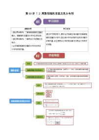 人教A版 (2019)选择性必修 第三册7.2 离散型随机变量及其分布列精品课后测评