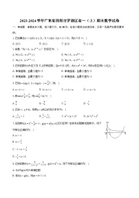 2023-2024学年广东省深圳市罗湖区高一(上)期末数学试卷(含详细答案解析)