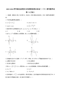 2023-2024学年湖北省武汉市问津教育联合体高二（下）联考数学试卷（3月份）（含解析）