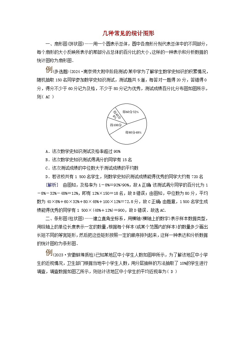 2025版高考数学一轮总复习素养提升训练题第9章统计成对数据的统计分析第1讲随机抽样用样本估计总体第1页