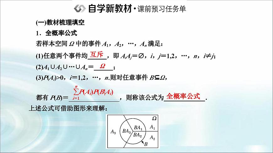 人教A版高中數(shù)學選擇性必修第三冊7-1-2全概率公式課件第2頁