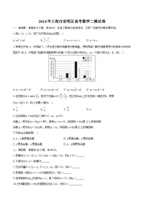 2024年上海市崇明区高考数学二模试卷(含详细答案解析)