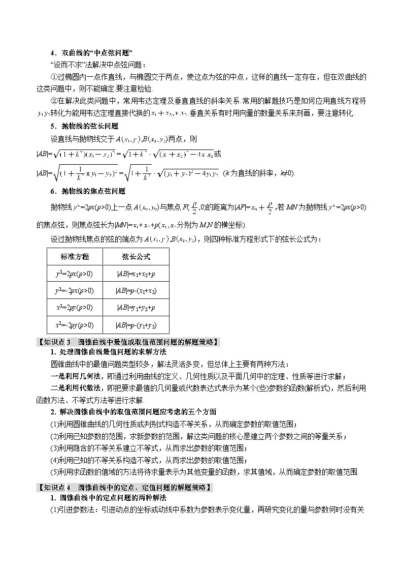 【二轮复习】高考数学 重难点14 圆锥曲线必考压轴解答题全归类(新高考专用)(原卷版)第3页