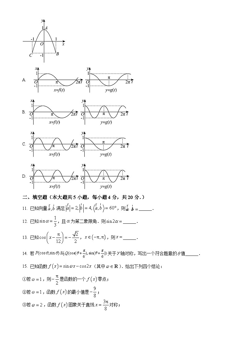 北京市海淀区北京理工大学附属中学2023-2024学年高一下学期4月期中考试数学试题(Word版附解析)03