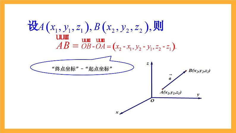 北师大版数学高二选择性必修第一册 3.3.2 空间向量运算的坐标表示及应用 课件第8页
