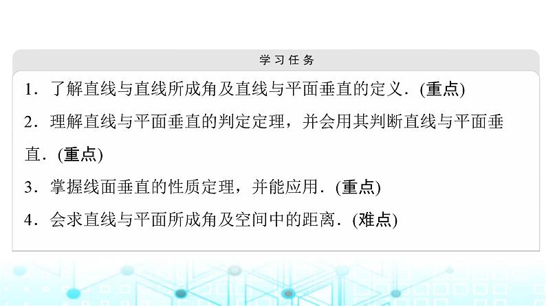 人教B版高中数学必修第四册第11章11-4-1直线与平面垂直课件第2页