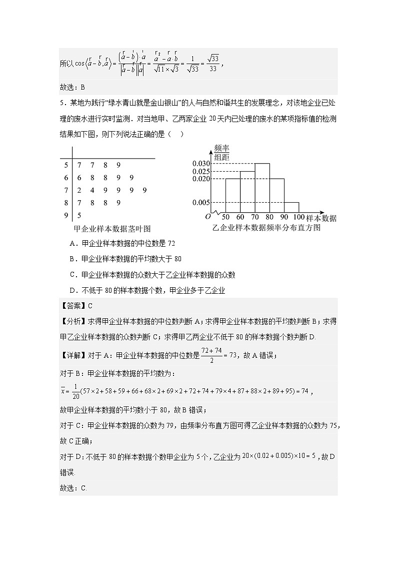 金堂县淮口中学校高2024届高三高考仿真冲刺一试卷文科答案(修订)第2页