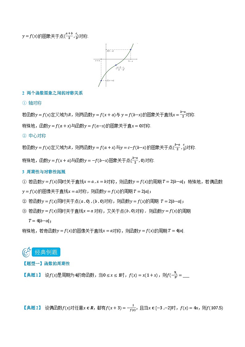 2024年高中数学(必修第一册)3.5.3函数的周期性和对称性精品讲义(学生版+解析)第2页
