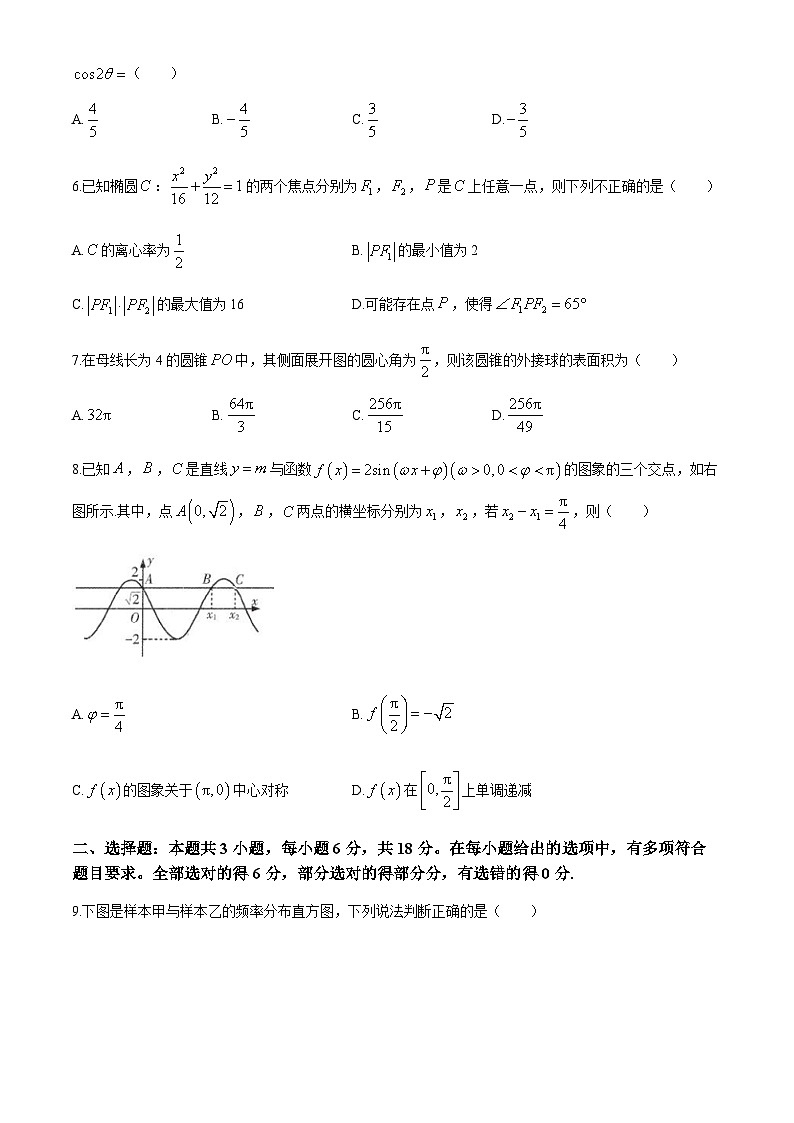 广东省汕头市潮南区2024届高三下学期高考考前测试数学试题(无答案)第2页