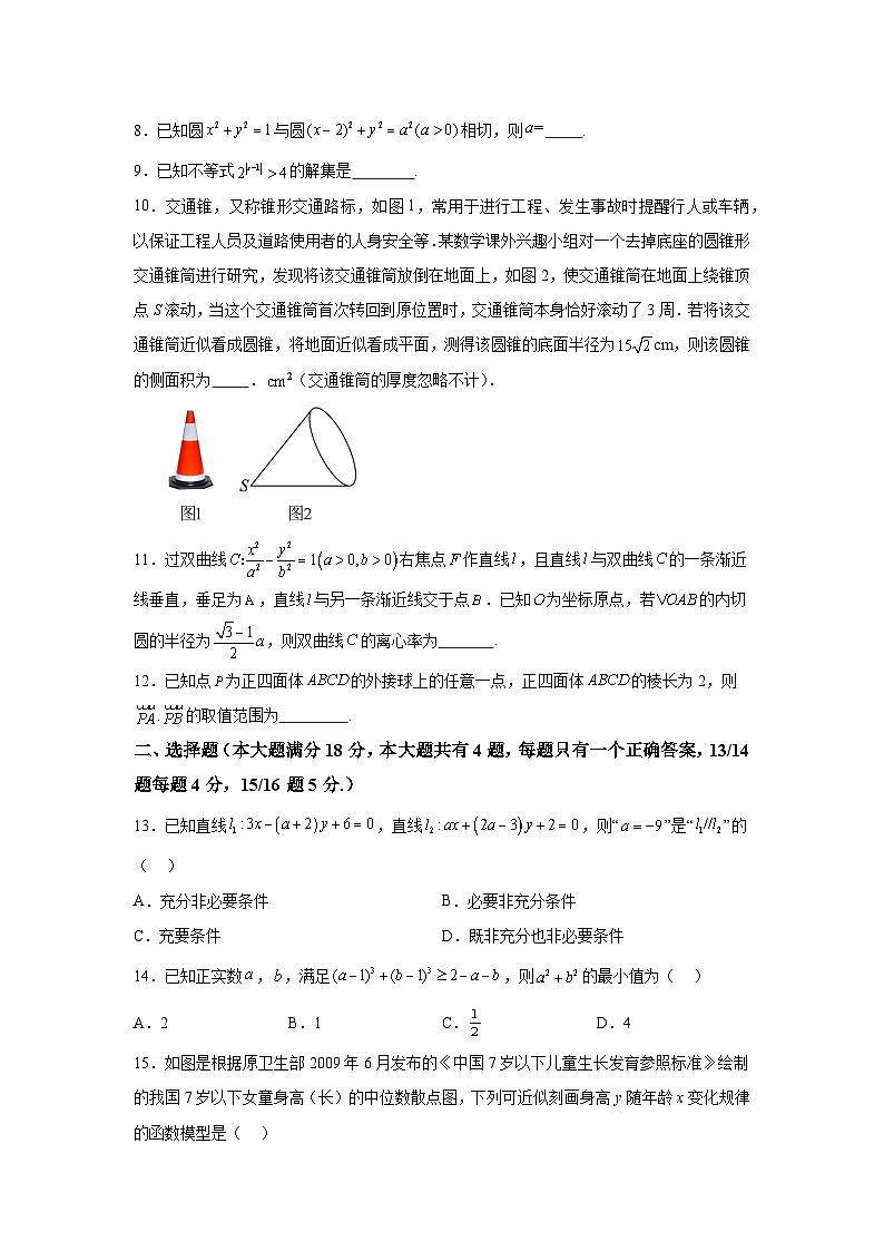 決戰(zhàn)2024高考押題卷 數(shù)學(xué)(上海卷02)第2頁