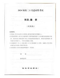 2024届湖南天壹名校联盟高三下学期（5月）适应性考试数学