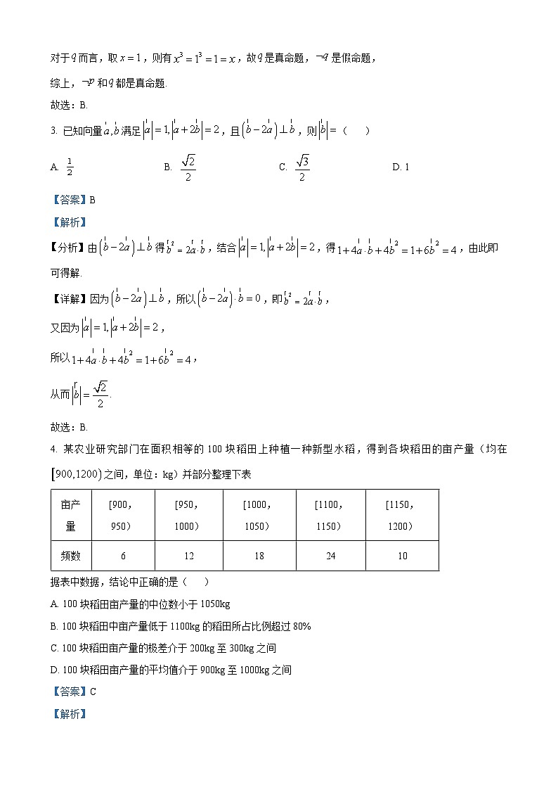 2024年高考真题:新课标全国Ⅱ卷数学试卷(解析版)02