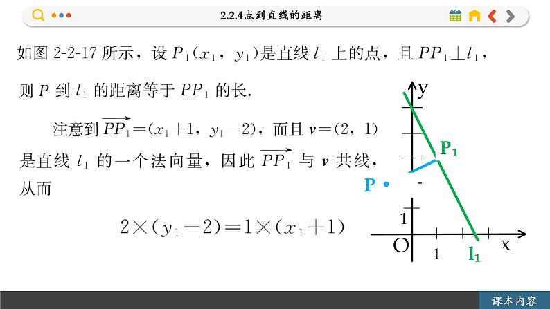 高中RJB数学选择性必修第一册 2.2.4点到直线的距离 PPT课件第5页