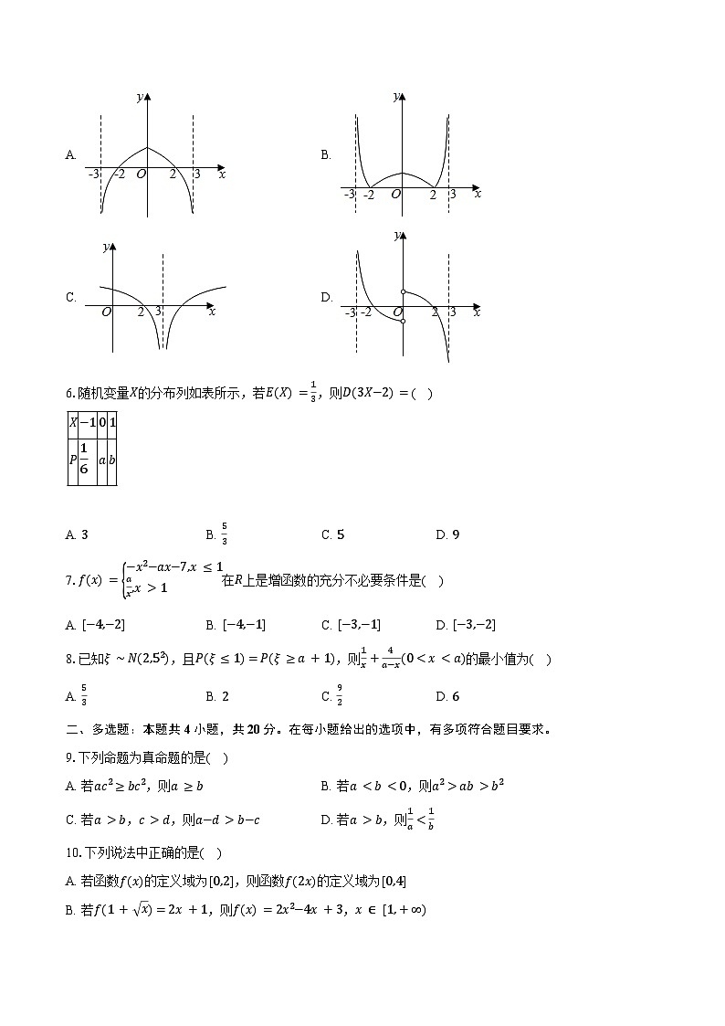 2023-2024学年广西玉林市高二(下)期末数学试卷(含答案)02