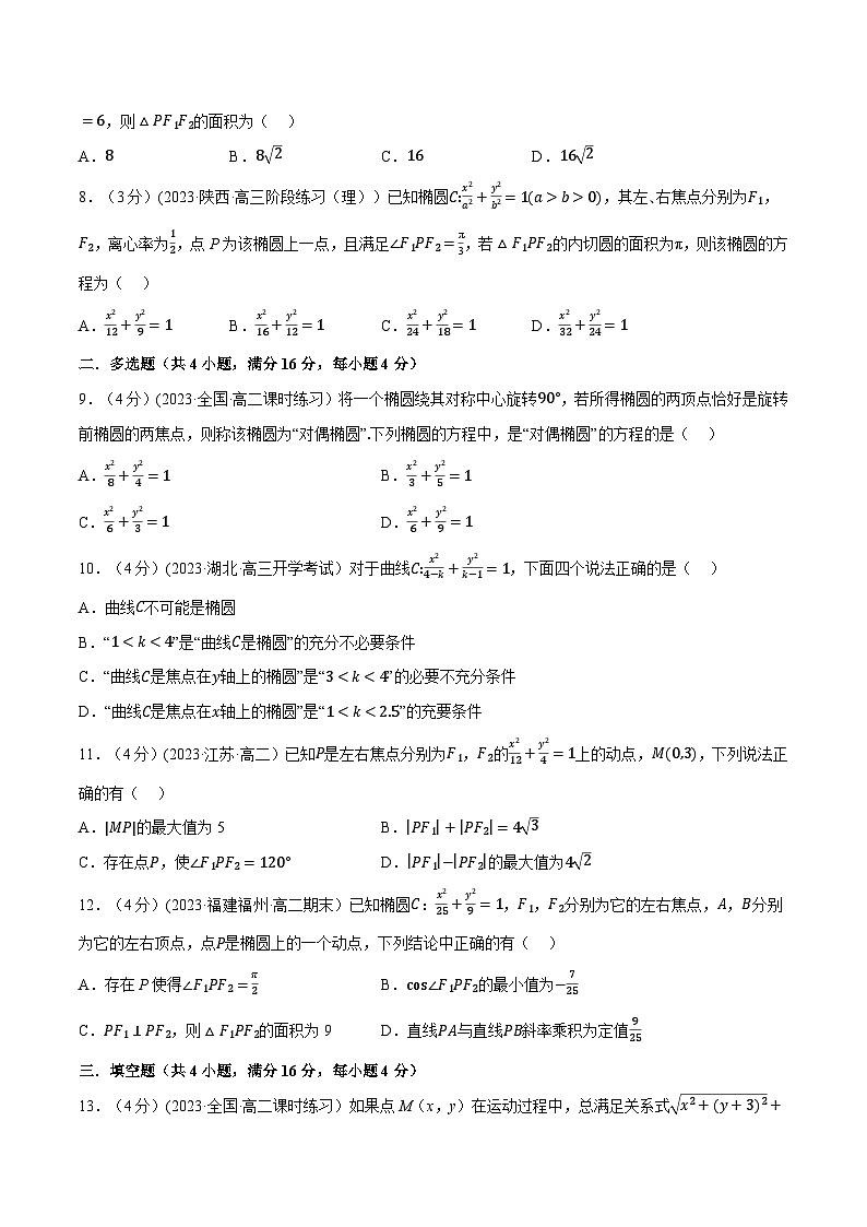 (人教A版2019选择性必修第一册)重难点题型精讲专题3.2椭圆及其标准方程(原卷版+解析)第2页