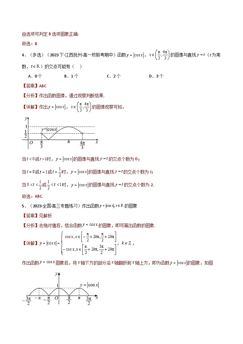 专题5.4 三角函数的图象与性质(6类必考点)(人教A版2019必修第一册)(解析版)第3页