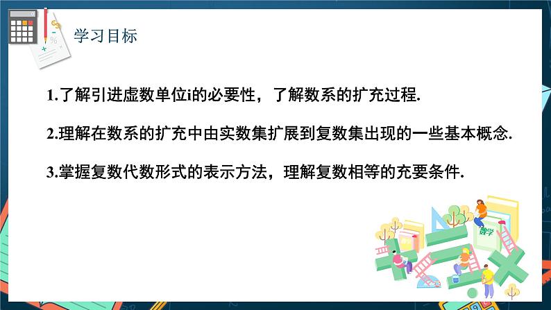 苏教版数学高一必修第二册 12.1 复数的概念 课件02