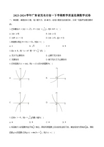 2023-2024学年广东省茂名市高一下学期教学质量监测数学试卷（含解析）