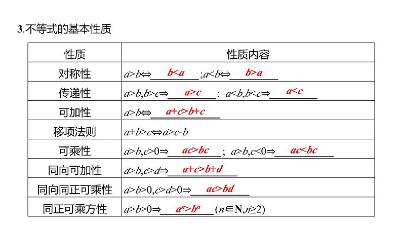 2025年高考数学一轮复习-2.1-等式与不等式的性质【课件】06