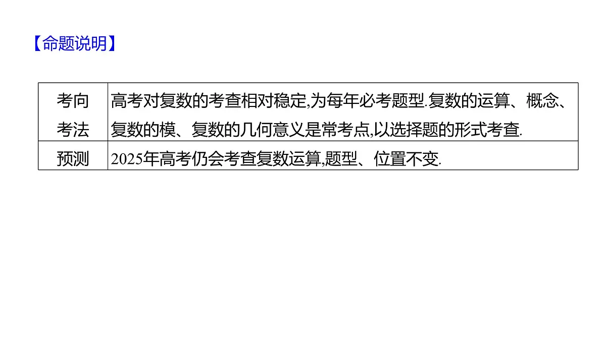 2025年高考数学一轮复习-第六章-第六节-复数【课件】第3页