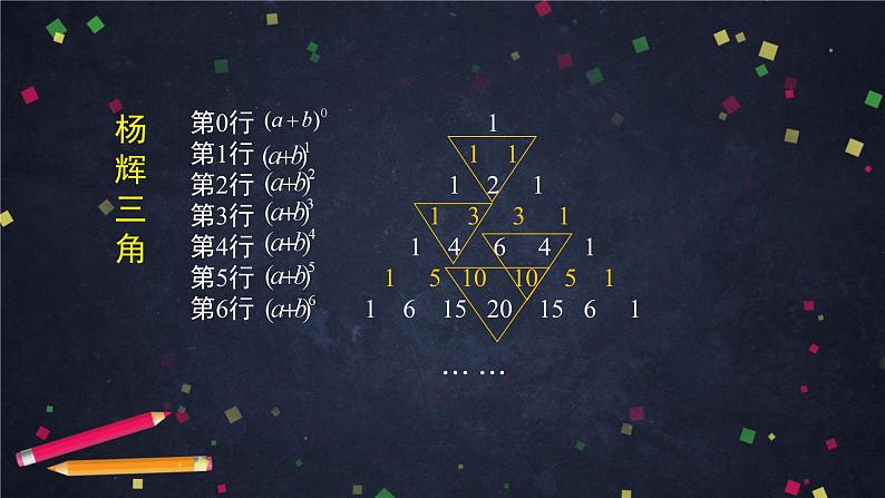 【人教B版高中数学选择性必修第二册】二项式定理与杨辉三角(2)-课件第8页