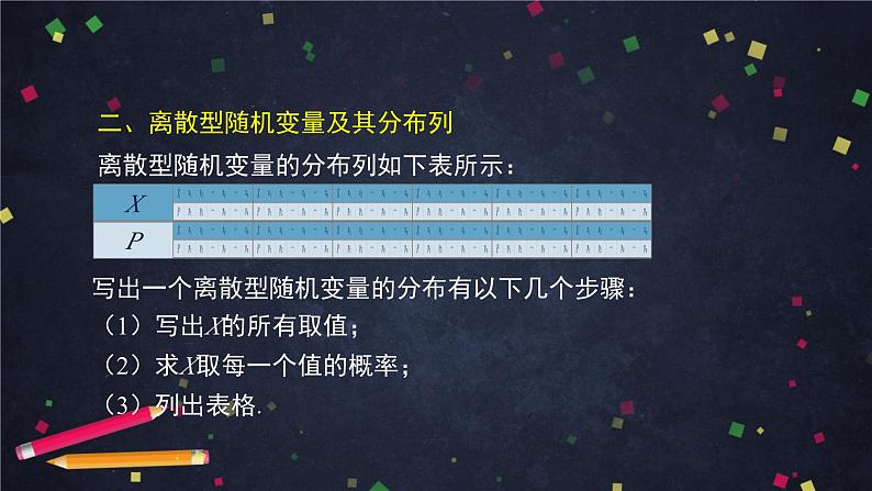 【人教B版高中数学选择性必修第二册】概率与统计小结(1)-课件第5页