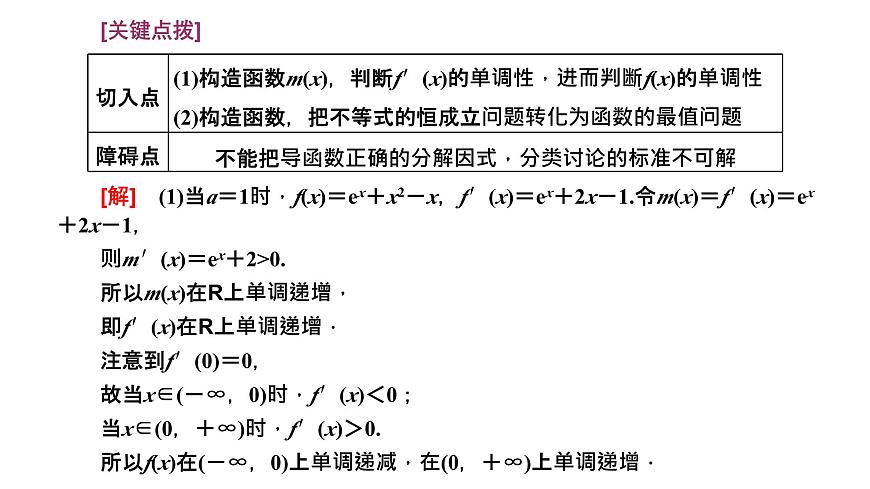 2025年高考數(shù)學(xué)一輪復(fù)習(xí)-微專題(五)-導(dǎo)數(shù)與不等式的證明【課件】第2頁