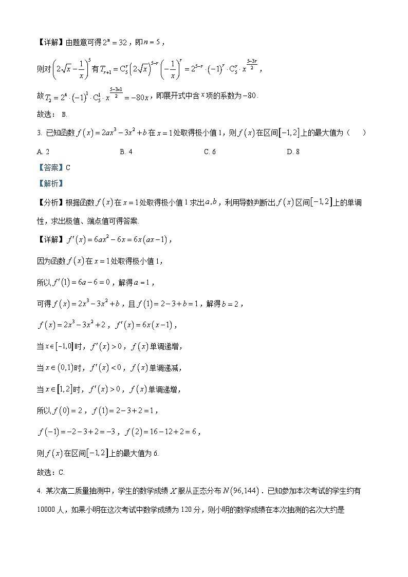 山东部分学校2025届新高三7月联合教学质量检测模拟考试(解析版)第2页