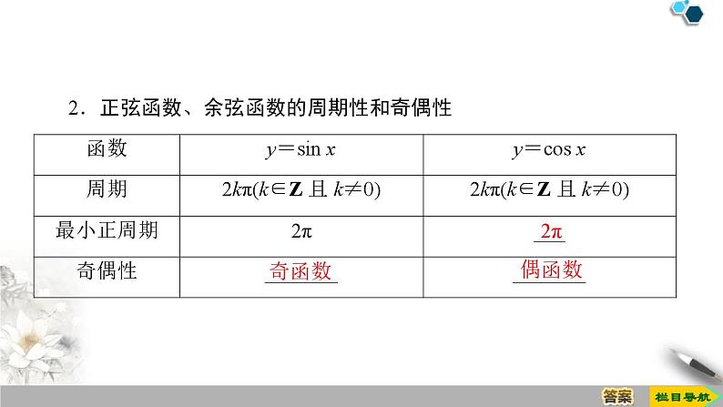 人教版高中数学必修第一册5.45.4.2第1课时 周期性与奇偶性(课件)05