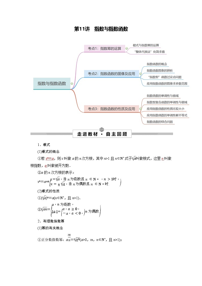第11講 指數(shù)與指數(shù)函數(shù)（解析版）第1頁(yè)