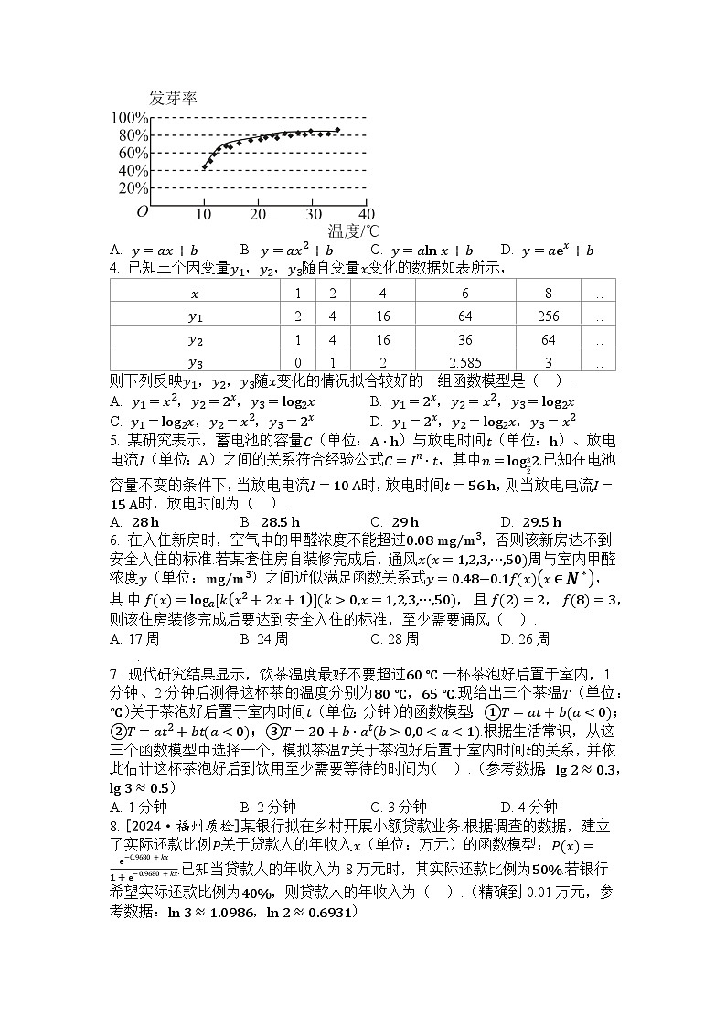 2025高考数学一轮复习-2.9-函数模型及其应用-专项训练【含解析】第2页