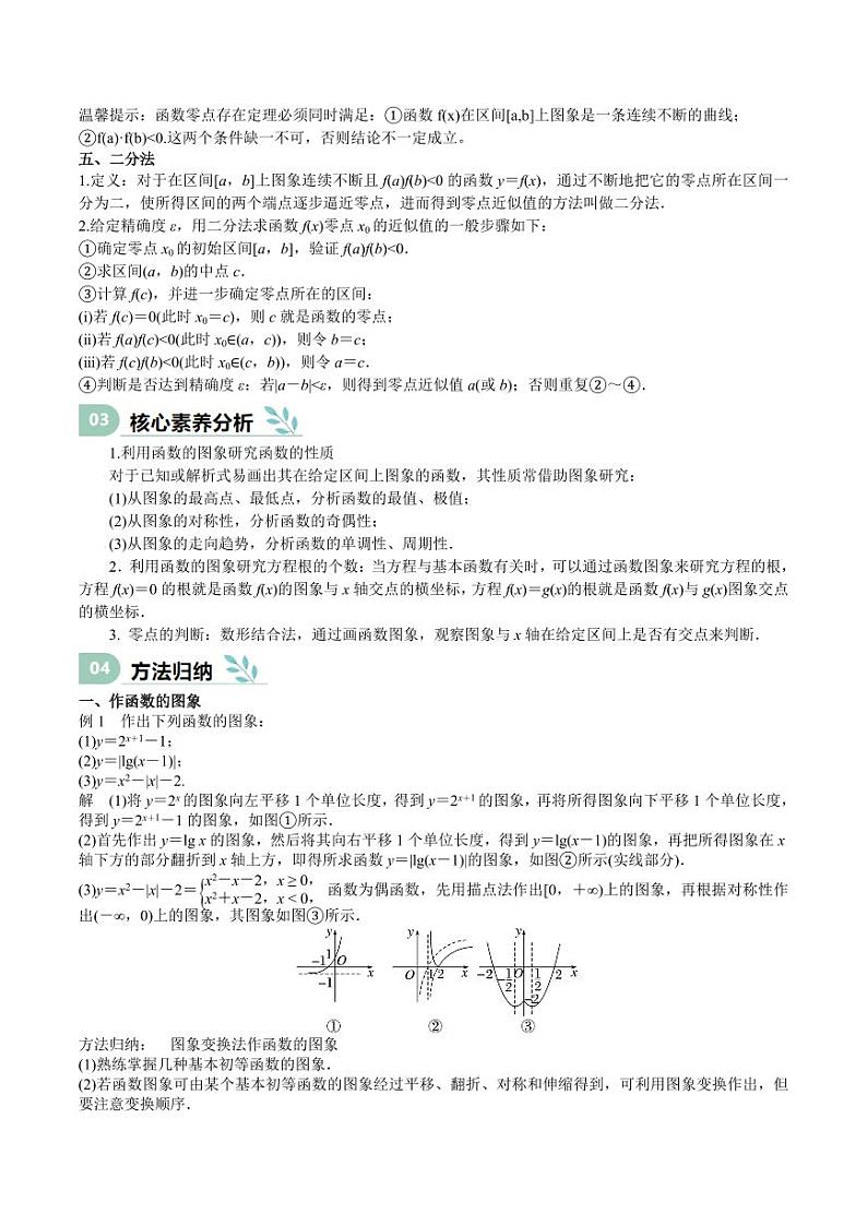 专题09 函数的图像、函数的零点(思维导图+知识清单+核心素养分析+方法归纳) 备战2025年高考数学一轮复习《重难点题型与知识梳理·高分突破》第3页