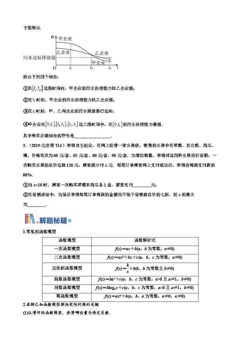 新高考数学三轮冲刺 北京卷押题练习 第12题 函数的应用(原卷版)第2页