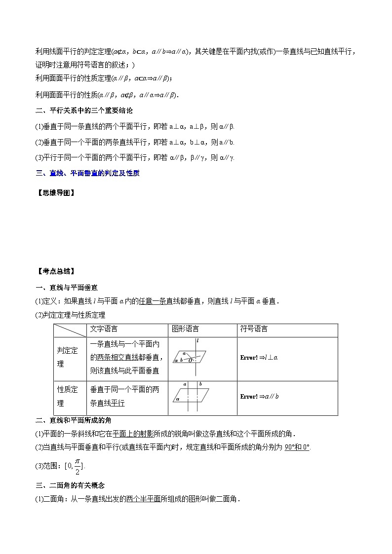 新高考数学一轮复习知识点总结与题型精练专题20 点、直线、平面之间的位置关系(解析版)第3页