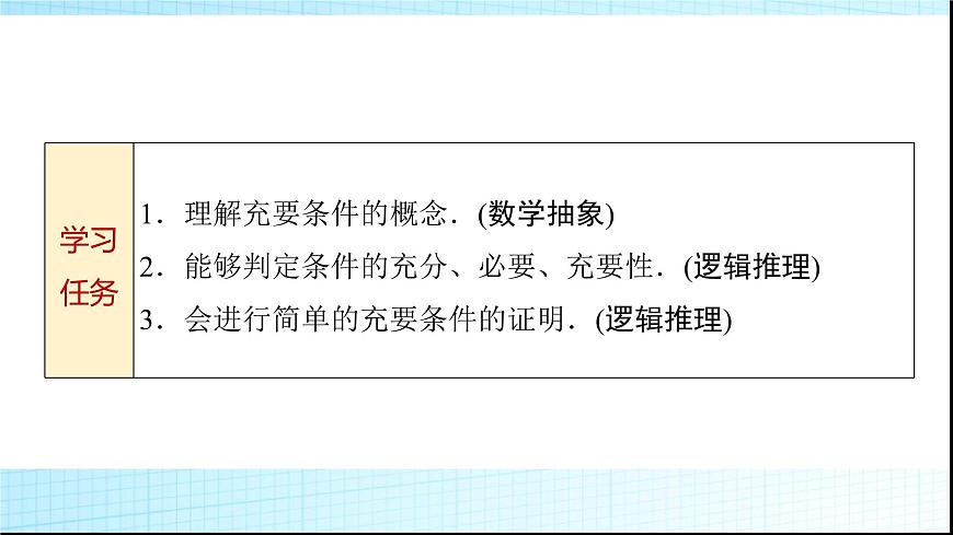 人教B版高中數(shù)學(xué)必修第一冊(cè)第1章1-2-3第2課時(shí)充要條件課件第2頁(yè)