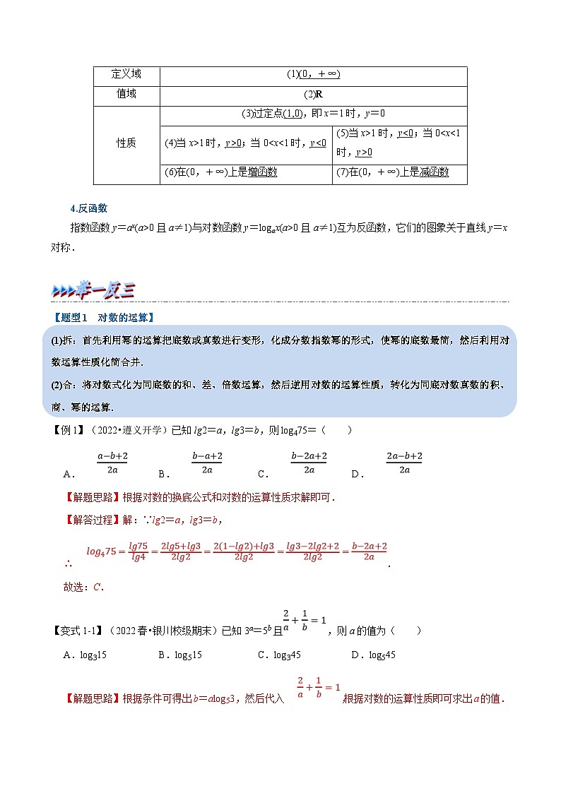 新高考数学一轮复习(举一反三)重难点题型精练专题2.13 对数与对数函数(解析版)第2页