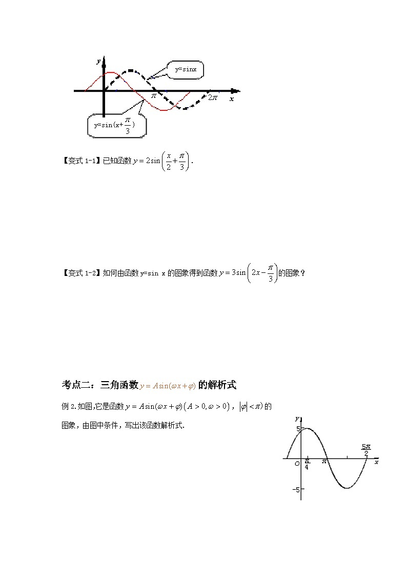 新高考数学一轮复习考点精讲练+易错题型第26讲 Y=sin(wx+b)的图像与性质(原卷版)第3页